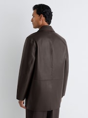 Atelier Leather Double-Breasted Jacket - Image 5 of 11