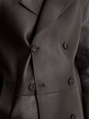 Atelier Leather Double-Breasted Jacket - Image 6 of 11