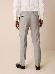 Stone Natural Slim Tuxedo Suit Trousers - Image 3 of 10