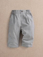 Mamas & Papas Grey Houndstooth Trousers - Image 1 of 4