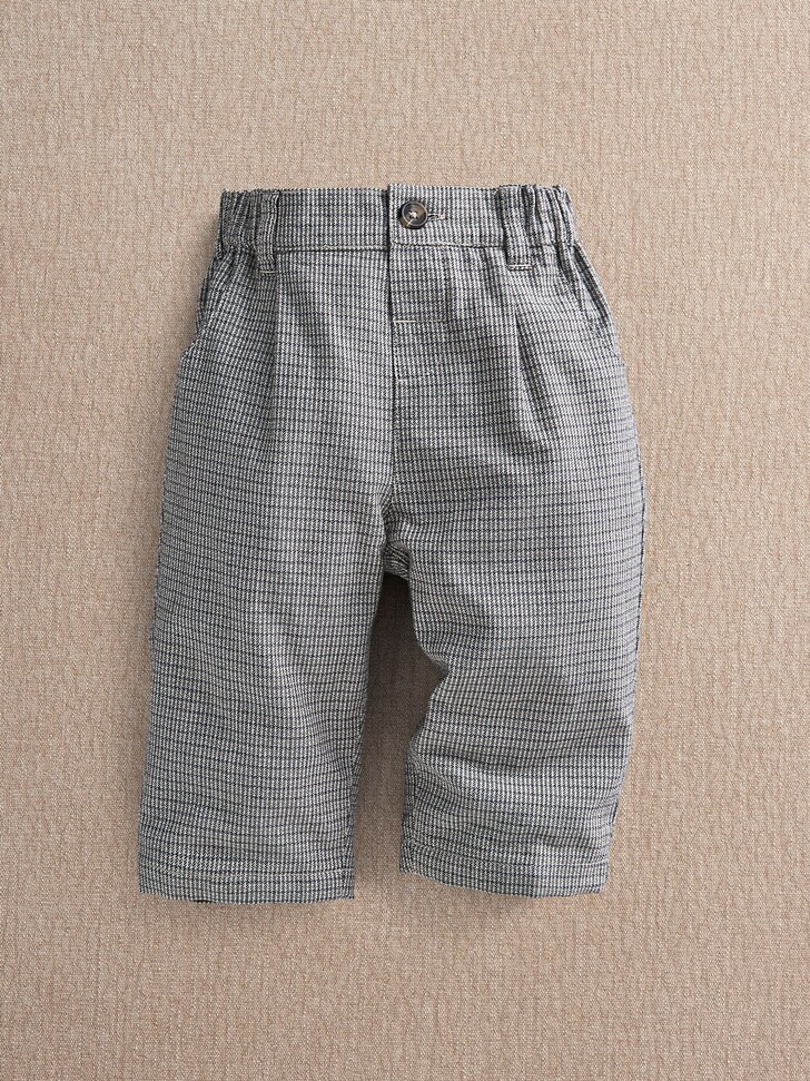 Mamas & Papas Grey Houndstooth Trousers