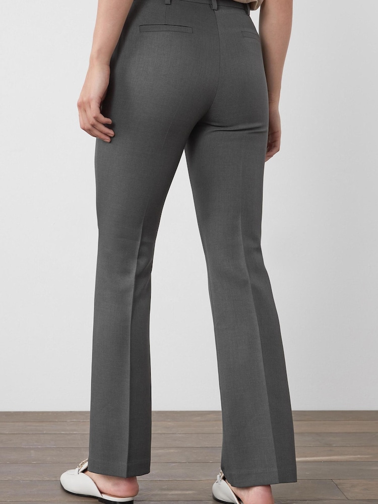 Charcoal Grey Boot Cut Trousers - Image 2 of 5