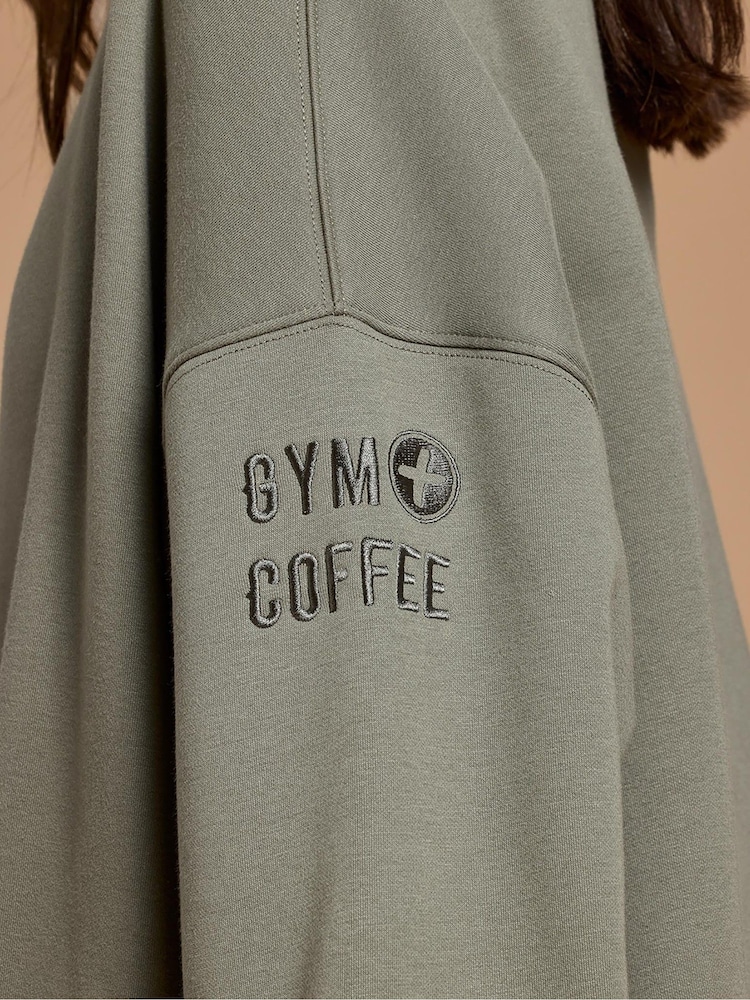 Sweat-shirt à col boutonné Gym + Coffee Sierra - Image 7 sur 7