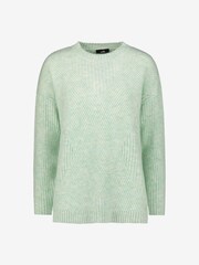 Wallis Green Cream Rib Crew-Neck Jumper - Image 1 of 1