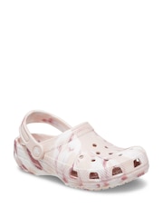 Crocs Pink Classic Kids Marbled Clogs - Image 6 of 8