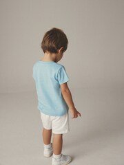 Mineral Blue 100% Cotton Short Sleeve Character T-Shirt (3mths-7yrs) - Image 2 of 6