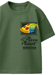Rags & Rascals Green Disney Toy Story Pizza Planet Alien T-Shirt - Image 2 of 3