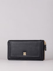 Lakeland Leather Black Large Icon Leather Zip Purse - Image 1 of 5