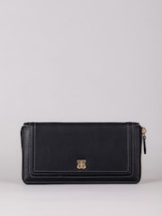 Lakeland Leather Black Large Icon Leather Zip Purse - Image 4 of 5