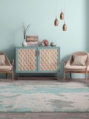 Asiatic Rugs Duck Egg Blue Nova Painterly Rug - Image 1 of 3