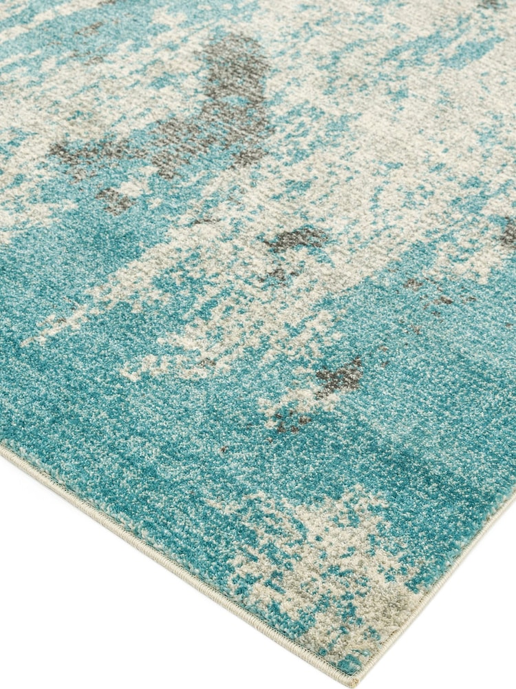 Asiatic Rugs Duck Egg Blue Nova Painterly Rug - Image 3 of 3