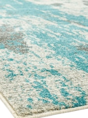 Asiatic Rugs Duck Egg Blue Nova Painterly Rug - Image 4 of 5