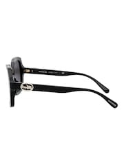 COACH Black 0HC8295 Sunglasses - Image 9 of 13