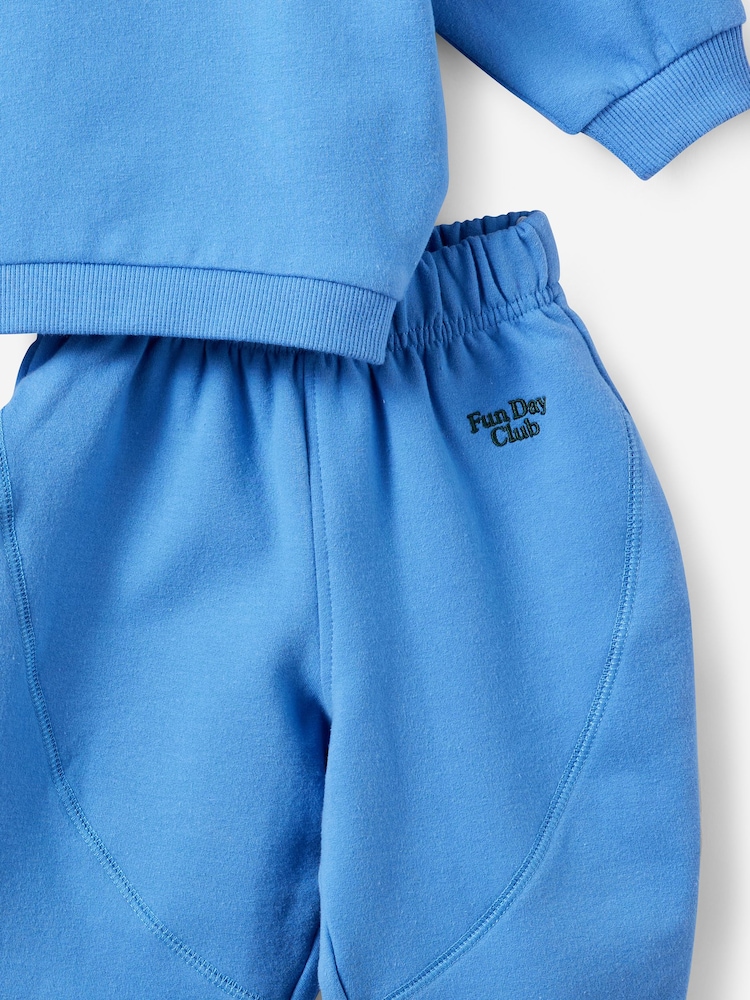 أزرق - Cotton On Baby Sweater & Joggers Set - صورة 2 من 3 أزرق - Cotton On Baby Sweater & Joggers Set - صورة 2 من 3