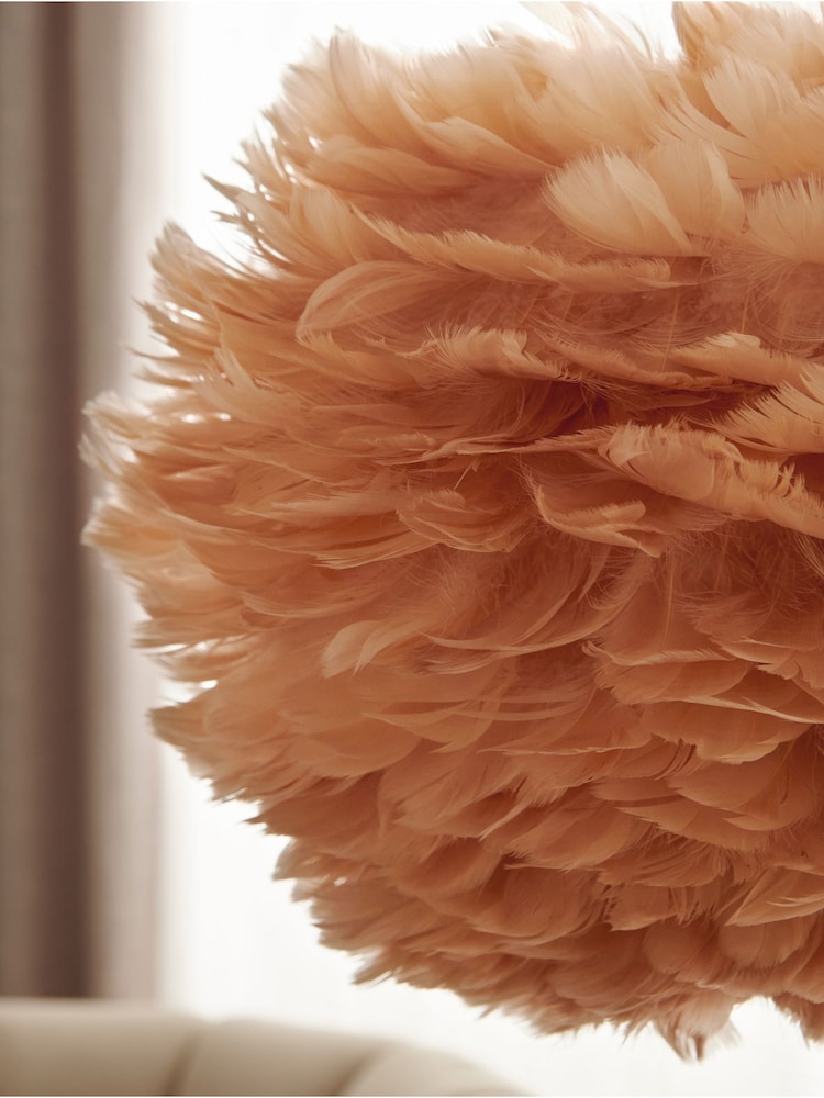 Lipsy Nude Feather Ceiling Light Shade - Image 4 of 5