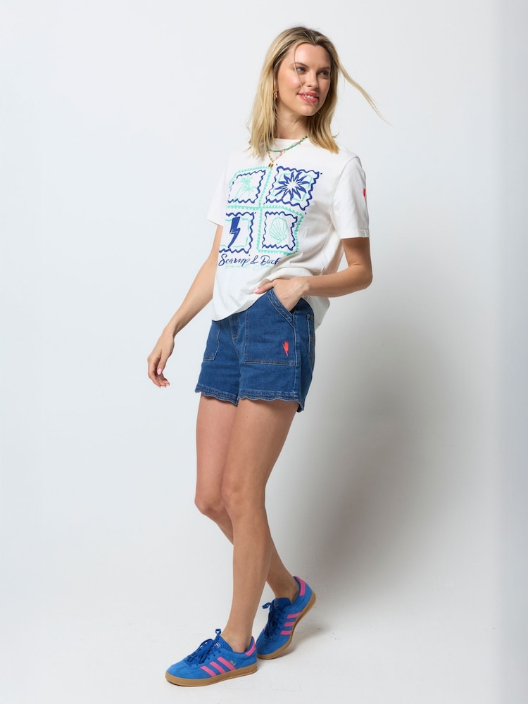 Футболка с принтом Tile Scamp & Dude - Изображение 3 3