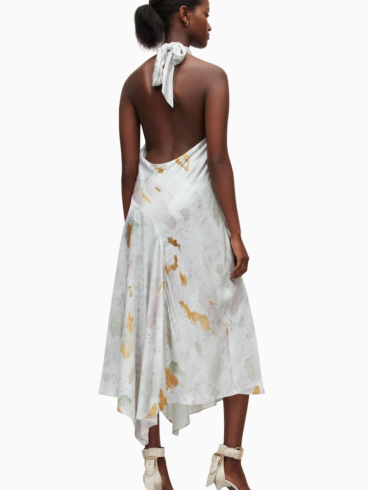 AllSaints White Arieta Paola Dress - Image 2 of 6