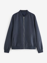 Blue Shower Resistant Bomber Jacket - Image 5 of 8