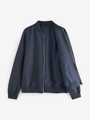 Blue Shower Resistant Bomber Jacket - Image 6 of 8
