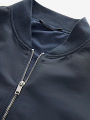 Blue Shower Resistant Bomber Jacket - Image 7 of 8