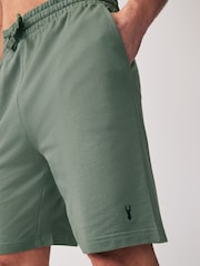 Navy/Green/Ice Grey Loopback Jogger Shorts 3 Pack - Image 16 of 16