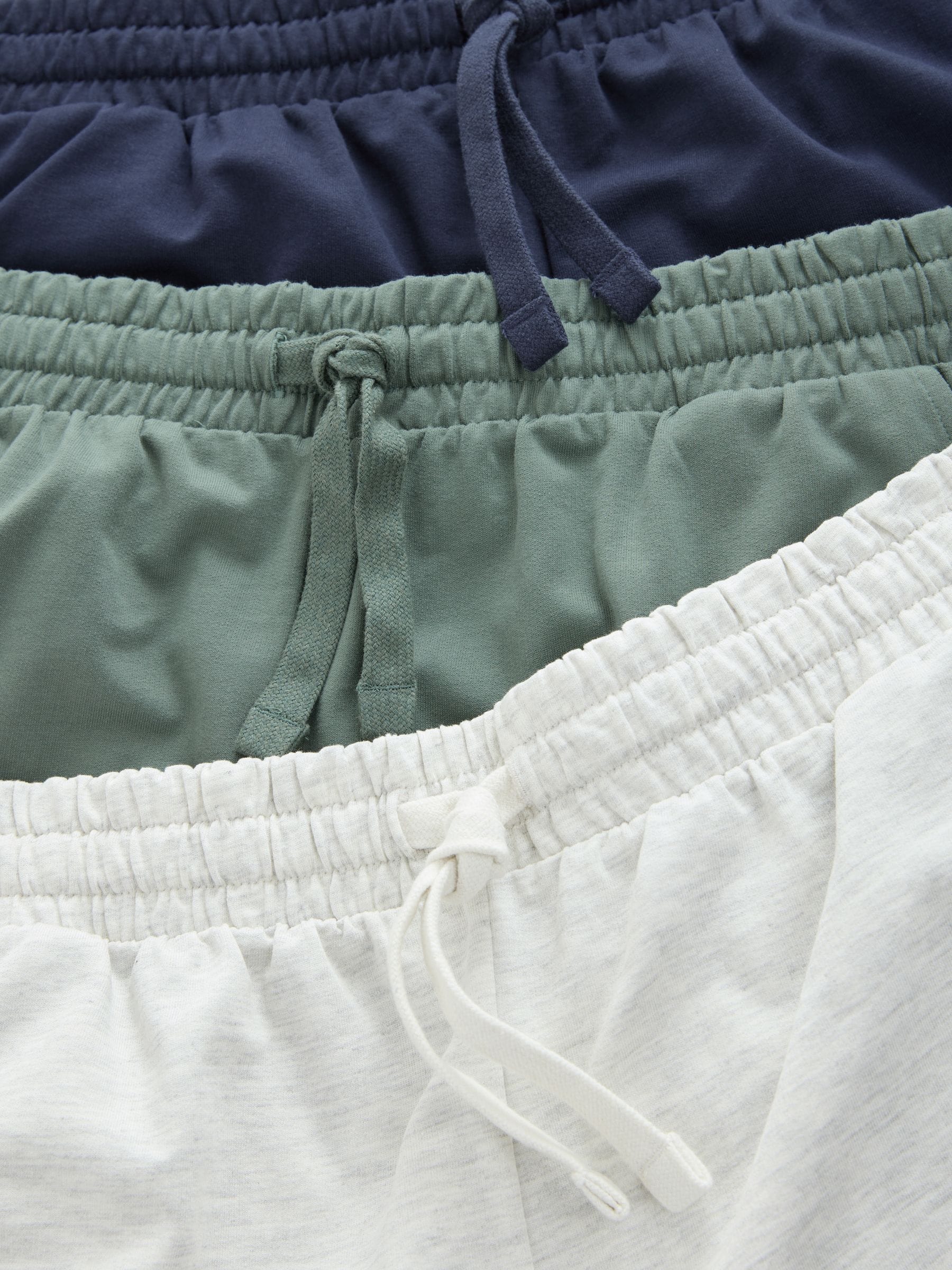 nareun☆Basic Short Trunk Soft Cotton 3パックSET Buy Navy/Green/Ice Grey Lightweight 100% Cotton Shorts 3