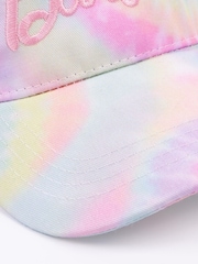 Vanilla Underground Pink Girls Tie-Dye Barbie Cap - Image 6 of 8