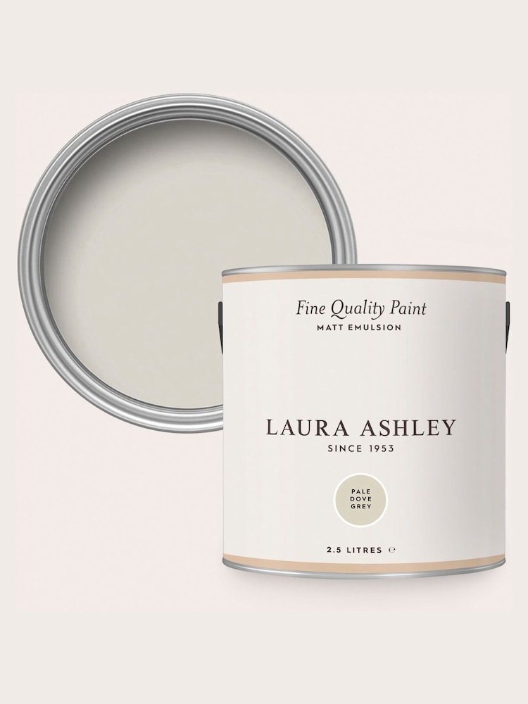 Laura Ashley Pale Dove Grey Matt Emulsion 2.5Lt Paint - Image 4 of 4