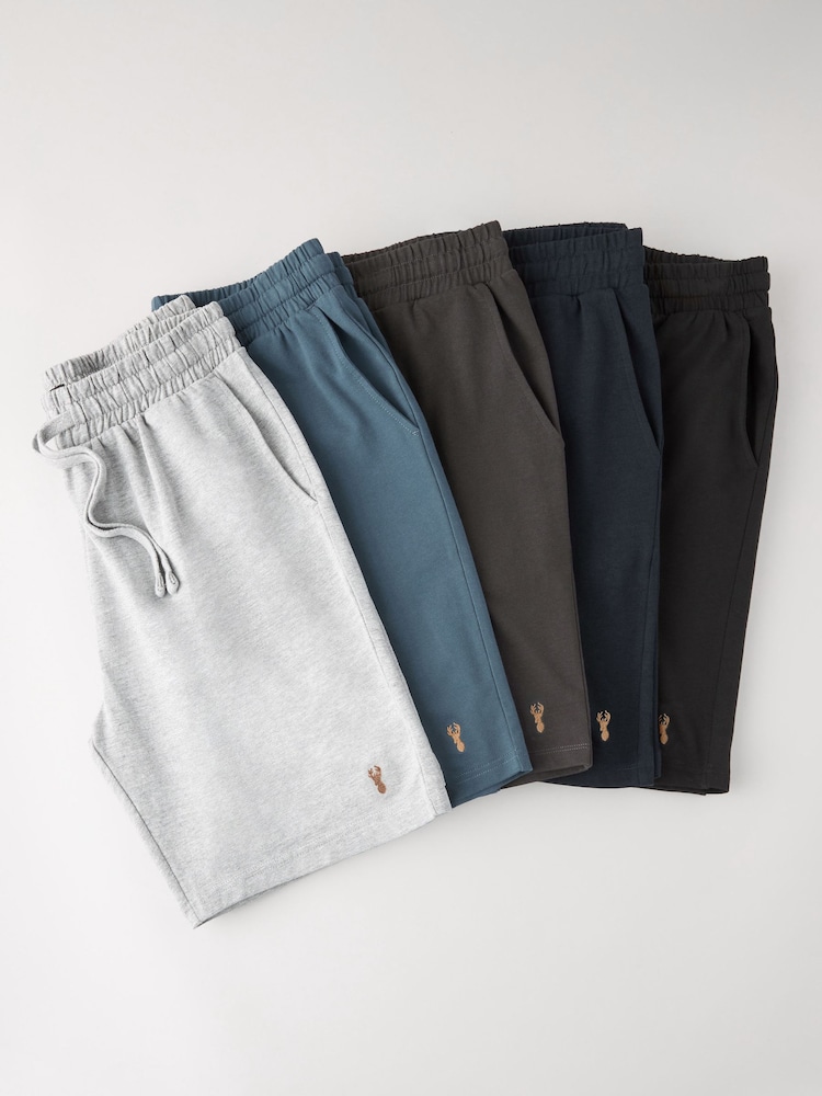 Noir/bleu/gris - Short léger à coupe régulière 5 Pack - Image 10 of 19