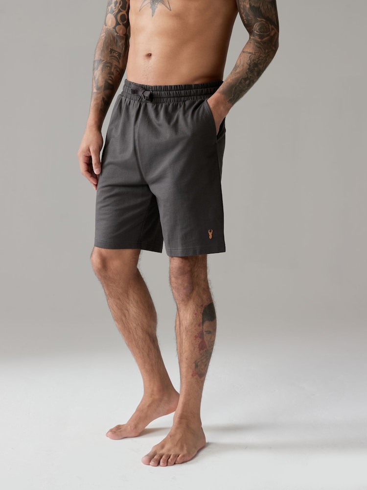 Noir/bleu/gris - Short léger à coupe régulière 5 Pack - Image 3 of 19