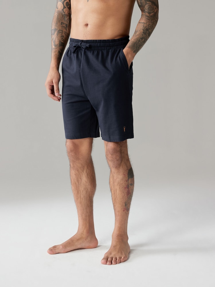 Noir/bleu/gris - Short léger à coupe régulière 5 Pack - Image 8 of 19