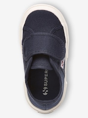 Superga Kids 2750 Hook and Loop Strap Canvas Pumps - Image 3 of 5