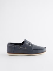 Navy Blue Boat Shoes - Image 2 of 7
