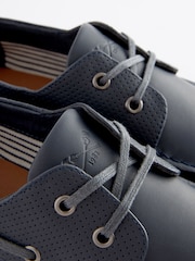 Navy Blue Boat Shoes - Image 6 of 7