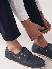 Navy Blue Boat Shoes - Image 7 of 7