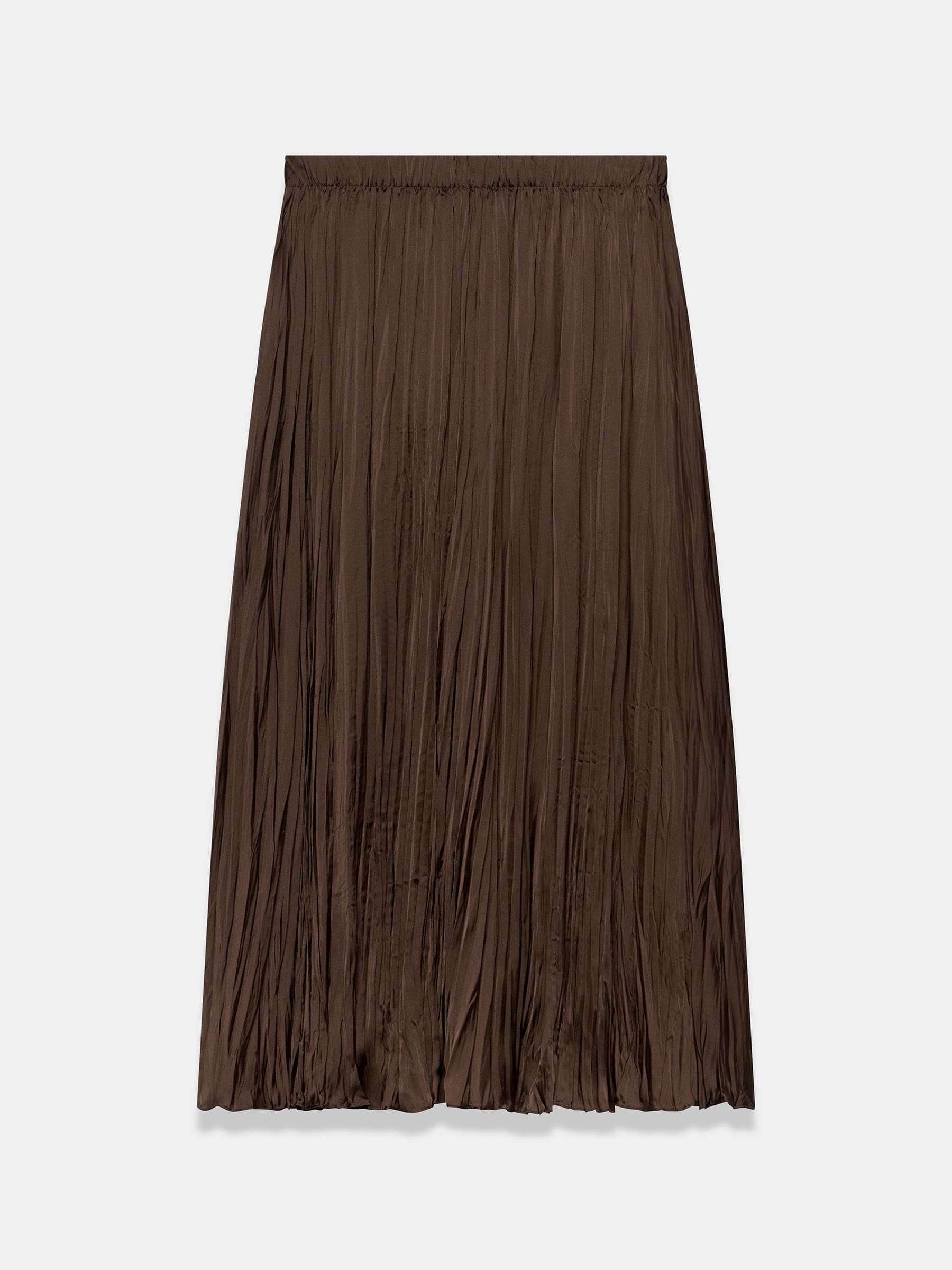 Buy Mint Velvet Brown Crinkle Maxi Skirt from Next USA