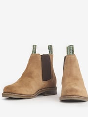 Barbour® Sand Suede Farsley Chelsea Boots - Image 3 of 5