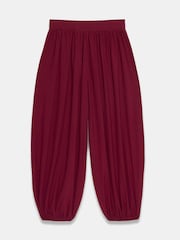 Mint Velvet Red Jersey Balloon Trousers - Image 5 of 6
