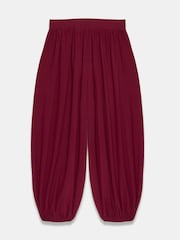 Mint Velvet Red Jersey Balloon Trousers - Image 6 of 6