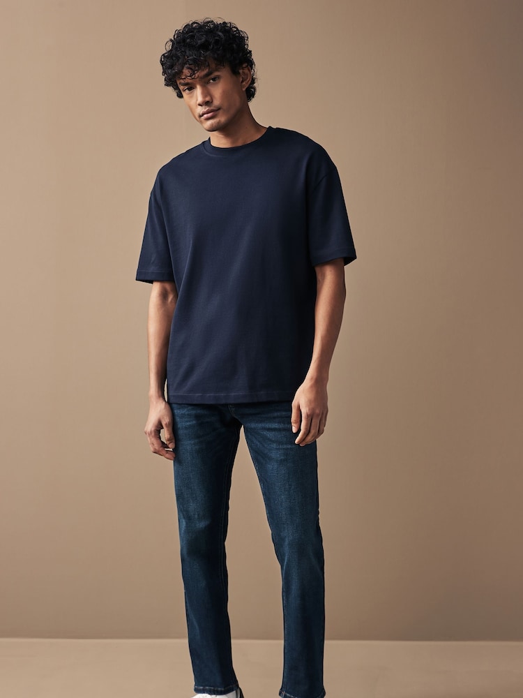 Bleu indigo moyen - Slim Fit (Slim Fit) - Jean Motionflex - Image 3 of 11