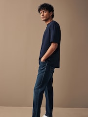 Blue Mid Indigo Slim Fit Motionflex Jeans - Image 5 of 11