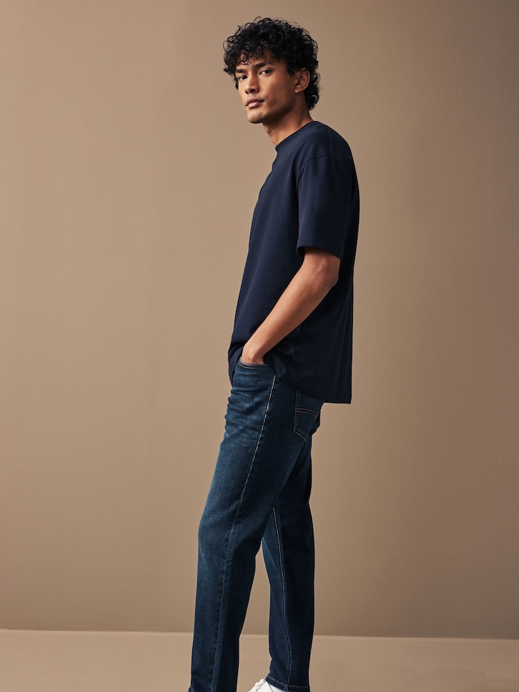 Bleu indigo moyen - Slim Fit (Slim Fit) - Jean Motionflex - Image 5 of 11