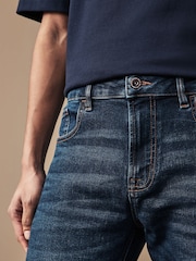 Blue Mid Indigo Slim Fit Motionflex Jeans - Image 6 of 11