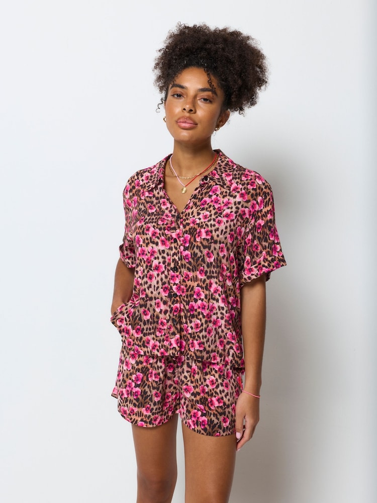 SCAMP & DUDE Paradise Cheetah Shirt - Obraz 1 z 3