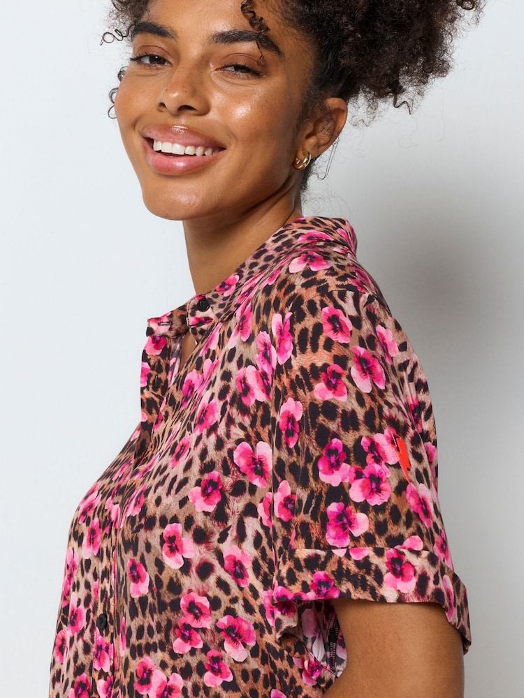 SCAMP & DUDE Paradise Cheetah Shirt - Obraz 3 z 3