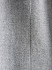 Grey Slim Fit Herringbone Suit Jacket - Image 9 of 11