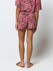 Szorty SCAMP & DUDE Paradise ze wzorem w panterkę - Obraz 2 z 4