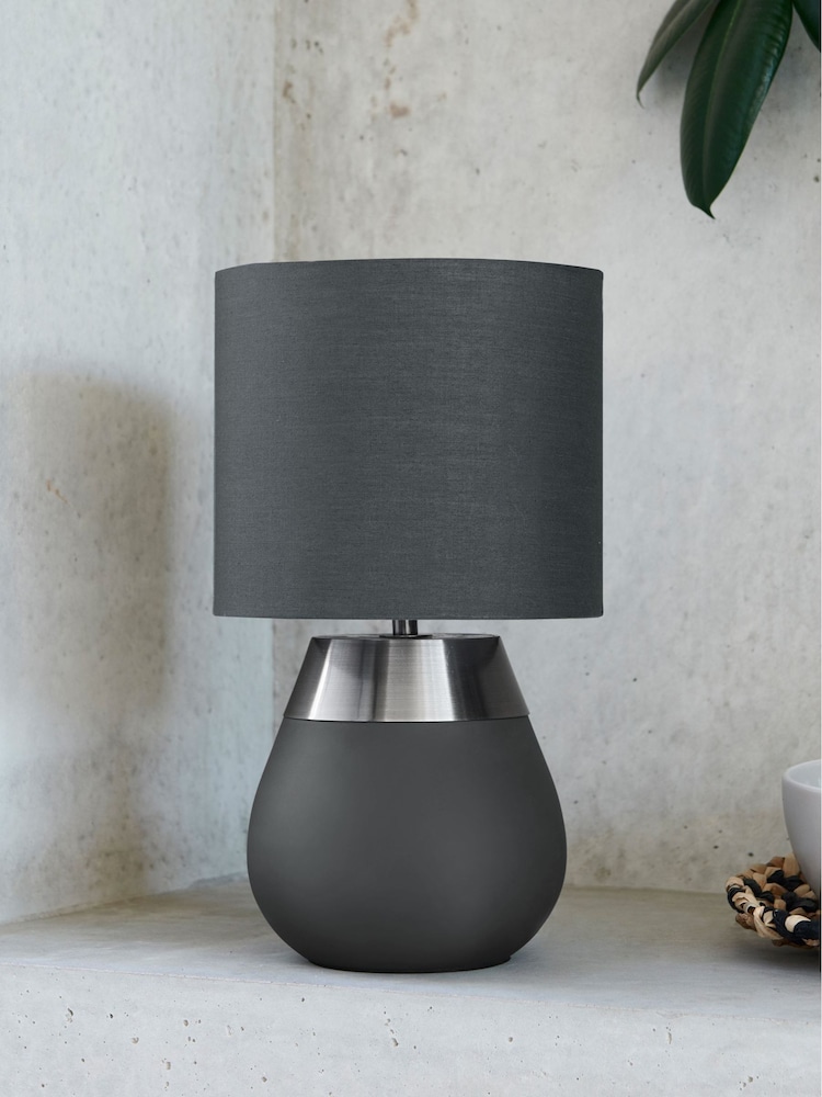 Charcoal Grey Kit Table Lamp - Image 2 of 7