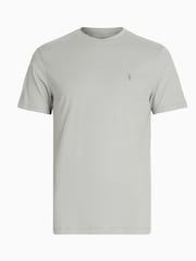 AllSaints Grey Chrome Brace Short-Sleeve Crew T-Shirt - Image 4 of 4