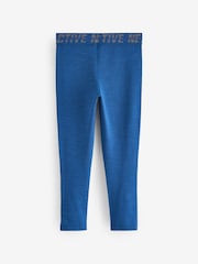 Cobalt Blue Base Layer Leggings (3-16yrs) - Image 2 of 3